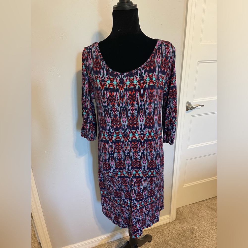 Nice multicolor dress nice for the fall season